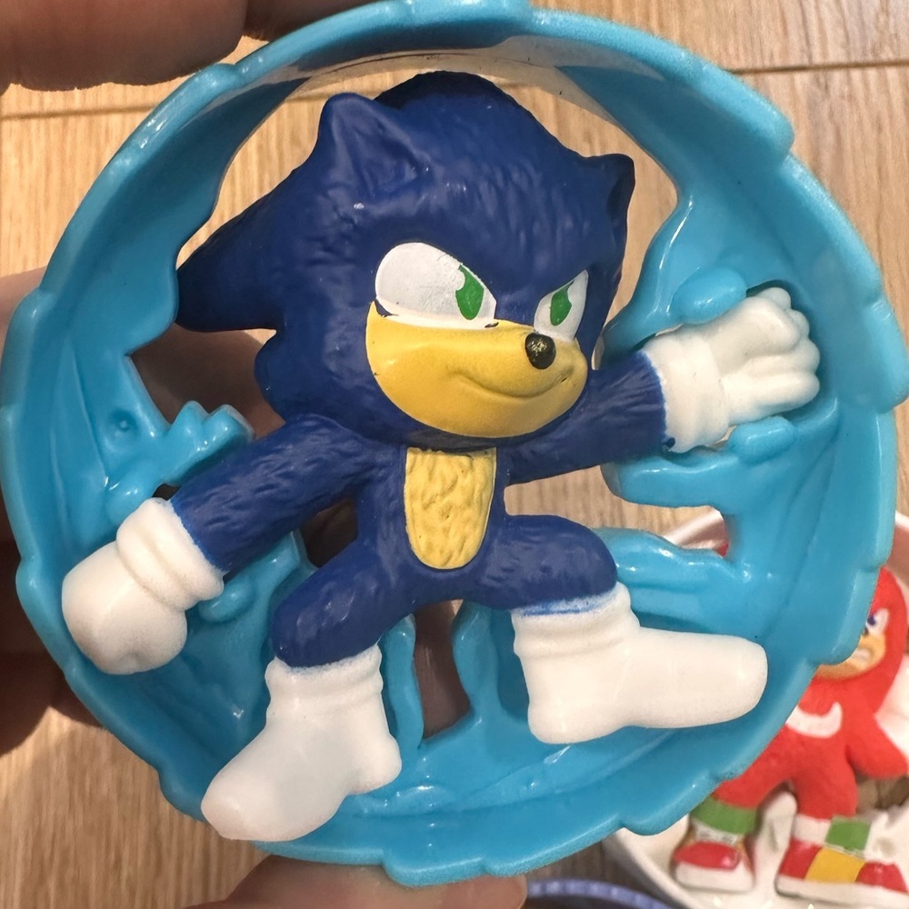 Sonic the Hedgehog McDonald's Happy Meal toys set of 3 - Picture 2 of 5